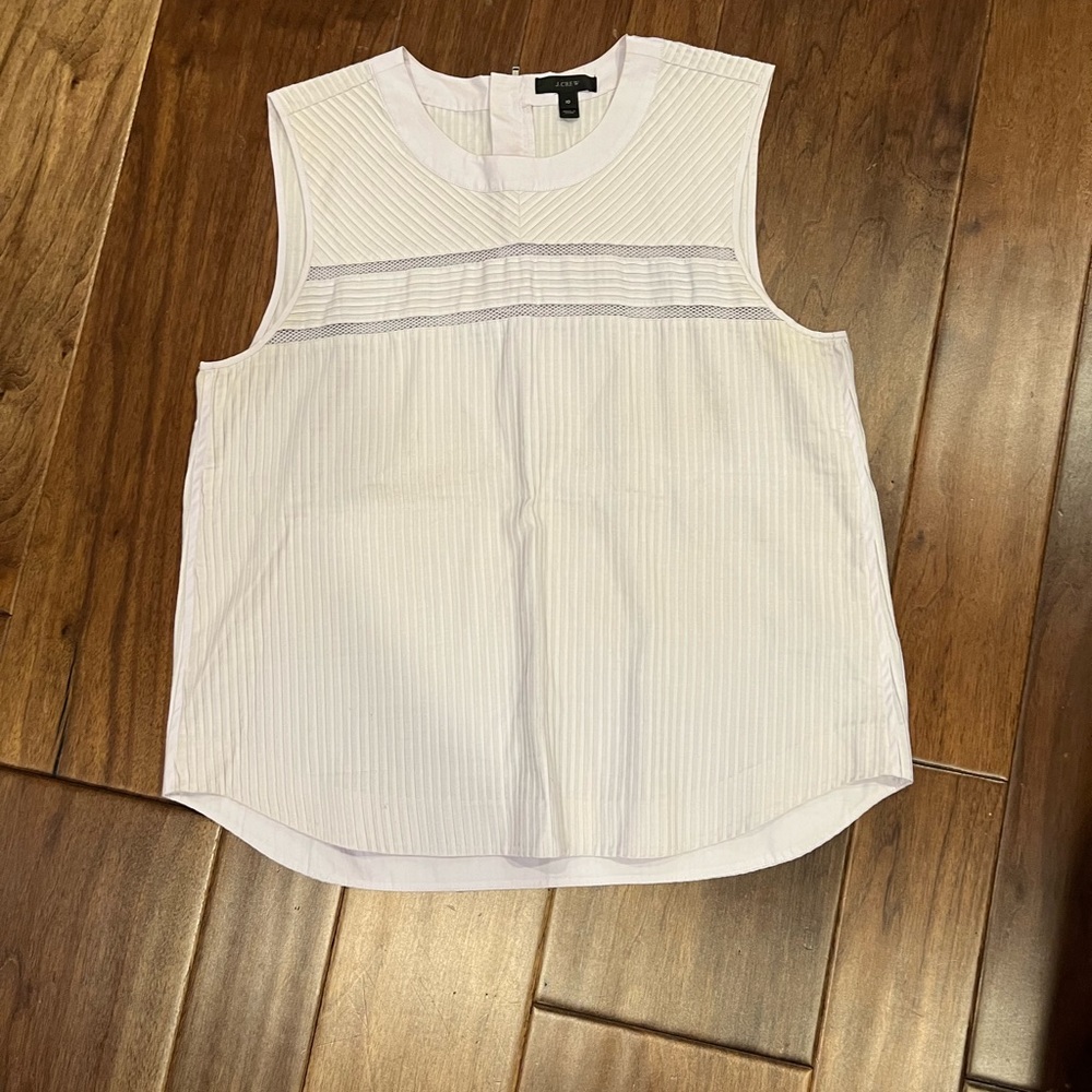 J.Crew women’s lilac sleeveless blouse size 10